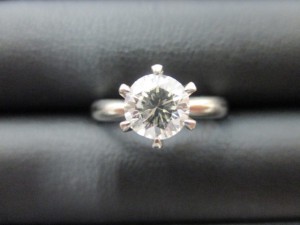 Pt900 D1.014ct プラチナダイヤリングの買取画像です