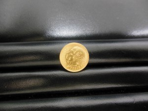 メキシコ 金貨の画像です。