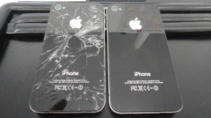 iphone4ジャンクヒビ画像