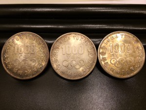 1000円銀貨 大東市