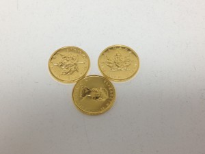 金貨の買取致しました