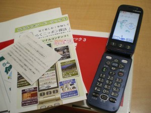 docomo F-08C らくらくホン ネイビー