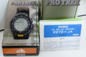 カシオ PRO TREK PRG-40 トリプルセンサー 外箱 付 稼働中