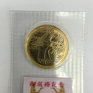 大牟田から五万円金貨をお持ち頂き買取ました。大吉久留米