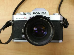 KONICAの一眼レフカメラを買取ました。福山蔵王店