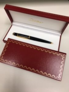 Cartierカルティエのボールペンをお買取りしました。福岡市大吉七隈四ツ角店です。