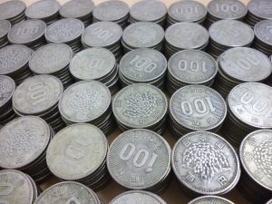 100円玉銀貨　買取　新丸子