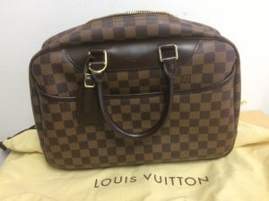 LV ルイヴィトン ダミエ ハンドバッグ ドーヴィル