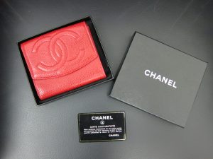 CHANEL　キャビアスキン　二つ折り財布をお売り頂きました！買取専門店大吉久留米店です！