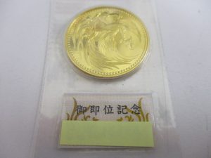 金貨高価買取致します。生駒駅からすぐの買取専門店大吉グリーンヒルいこま店でお買取させて頂きました金貨の画像です。