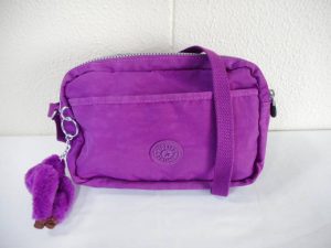 KIPLING・キプリングK15372 斜めがけショルダーバッグ　ナイロン　パープル　