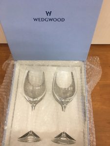 20284 WEDGWOOD ワイングラス 2つ