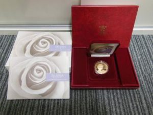 イギリス王室ダイアナ妃追悼記念5ポンド金貨1999年22K金貨買取大吉鶴見店