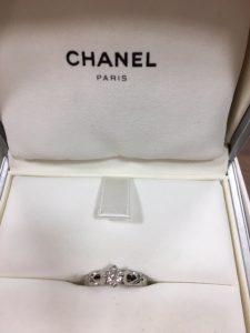 CHANEL Pt９００リング　0.3ct