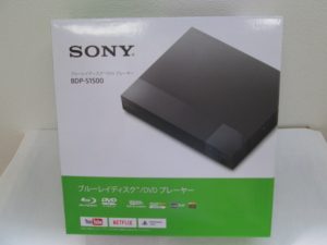 SONY ブルーレイ・DVDプレーヤー BDP-S1500