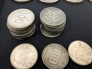 100円の銀貨をお買取致しました！銀貨を売るなら買取専門店大吉　茨木店へ！