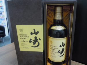 大吉大船店はサントリーの山崎12年をお買取いたしました。