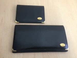 dunhill ダンヒル ブラックレザー 長財布&名刺入れ