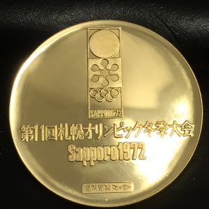 1972年 札幌オリンピック 記念メダル 金750 K18