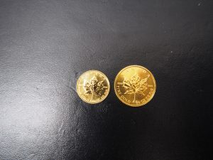大吉鶴見店はメイプルリーフ金貨をお買取りしました。