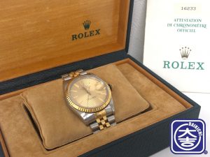 ROLEX デイトジャスト 16233 大吉 秦野