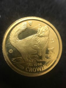 マン島キャット金貨1/10oz