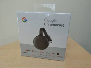 Google Choromecast・グーグルクロームキャスト　第3世代　GA00439-JP チャコール　