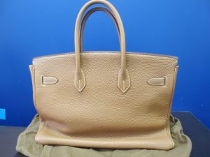 Hermès バーキン35 トリヨンクレマンス 裏