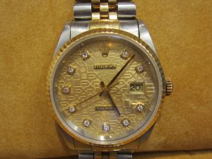 ROLEX  デイトジャストホリコン 10P 16233G/Ｔ998149