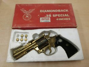 コクサイ・トイガン DIAMONDBACK・ダイアモンドバック .38 SPECIAL 4インチ　モデルガンSMG刻