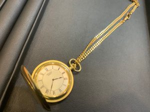 SEIKO クレドール 懐中時計 金 K18 750 電池式 クォーツ 買取 広島 イオン 宇品 大吉