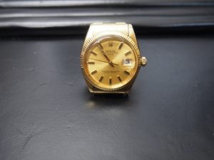 ROLEXのオイスターパーペチュアルデイトをお買取りしました大吉国立店です。