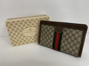 今回はGUCCIのセカンドバッグをお買取させて頂きました！大吉橋本高野口店です！