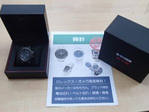 G-SHOCKの高級モデルの腕時計をお買取！霧島市の買取専門店大吉霧島国分店です！