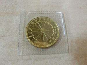 久留米　昭和天皇御在位60年記念10万円金貨