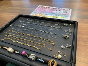 本日もしっかり貴金属買取中！大量少量構いませんよ！姶良市・買取専門店大吉タイヨー西加治木店！