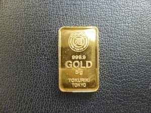 金のインゴットをお買取り致しました。買取専門店大吉ゆめタウン中津店(大分県)です。