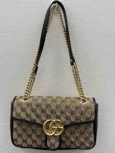 GUCCI　GGスプリーム　チェーンショルダーバッグ