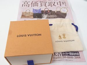 ルイヴィトンのピアスをお買取！財布やバッグ以外のお買取も姶良市の買取専門店大吉タイヨー西加治木店におまかせ！