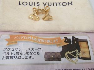 ルイヴィトンのピアスをお買取！財布やバッグ以外のお買取も姶良市の買取専門店大吉タイヨー西加治木店におまかせ！