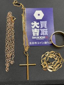 金のアクセサリー買取