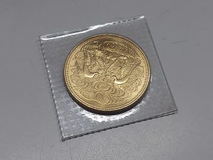 天皇陛下御在位60年記念10万円金貨をお買取り致しました♪大吉ミレニア岩出店です！天皇陛下御在位60年記念10万円金貨をお買取り致しました♪大吉ミレニア岩出店です！