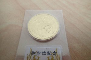 御即位10万円金貨をお買取いたしました♪日本金貨を高く売るなら大吉ゆめタウン八代店にお任せを！